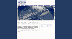 Desktop Screenshot of caymuscapitalgroup.com